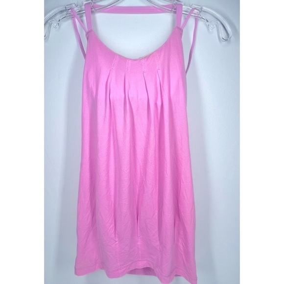 Lululemon Open Back Flawy Tank w/ Sports Bra 4 Pink - Picture 7 of 13